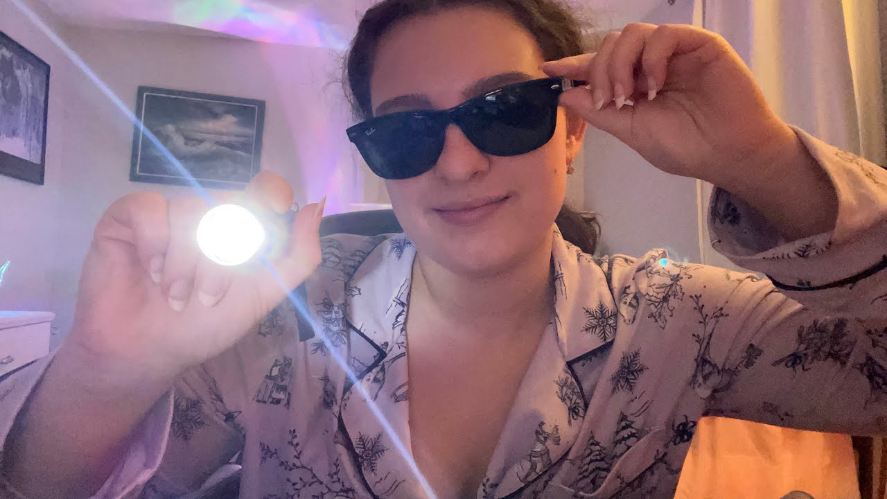 ASMR (kinda) Realistic Detailed Eye Exam (lofi) | follow the pen, light triggers, typing