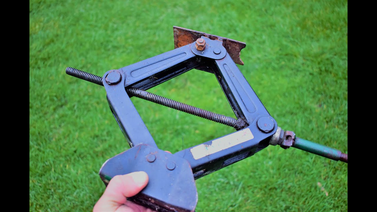 Old Car Scissor Jack  !!! Do not throw away the old things, just use them again in a clever way !