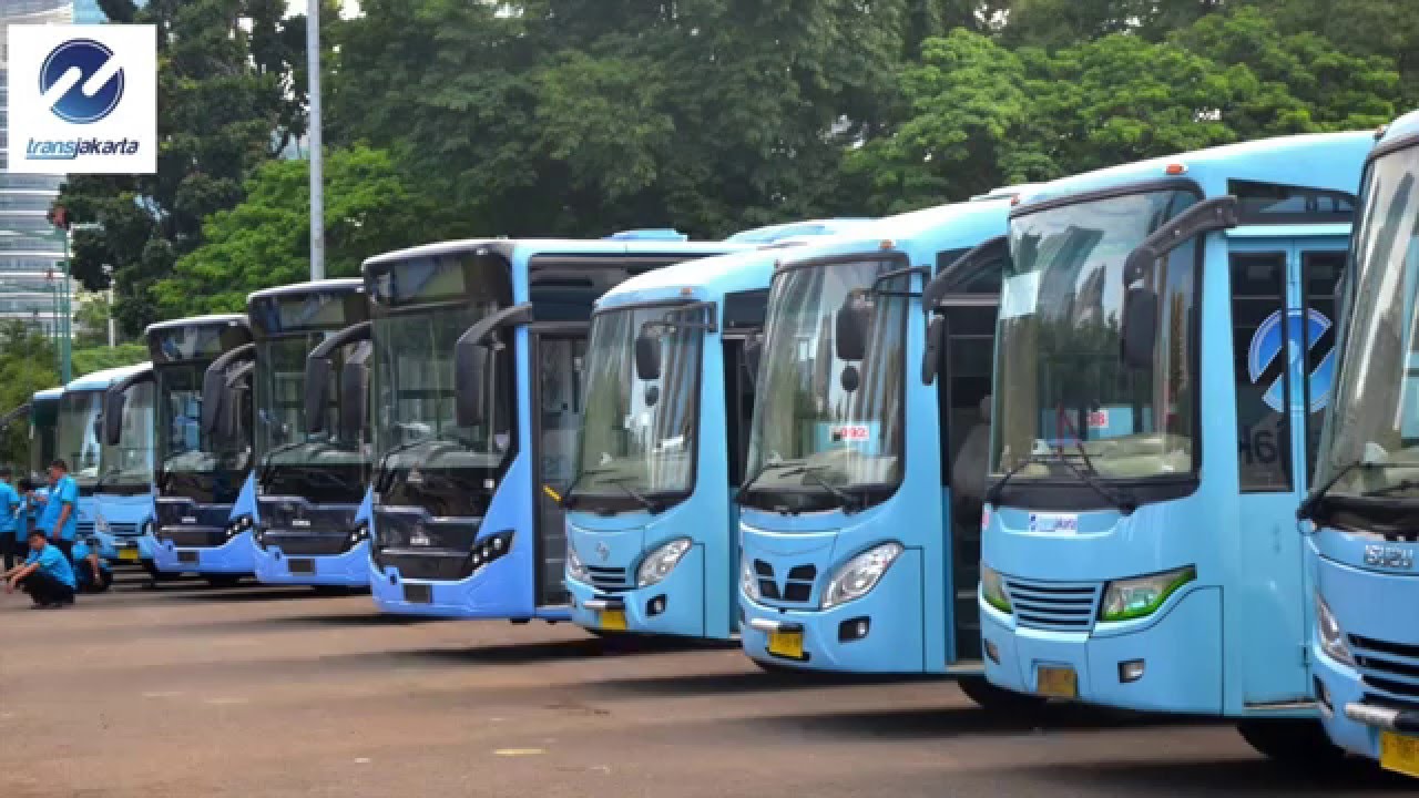 Peluncuran bus Transjakarta dan Kopaja baru - Inauguration of new Transjakarta BRT bus fleet