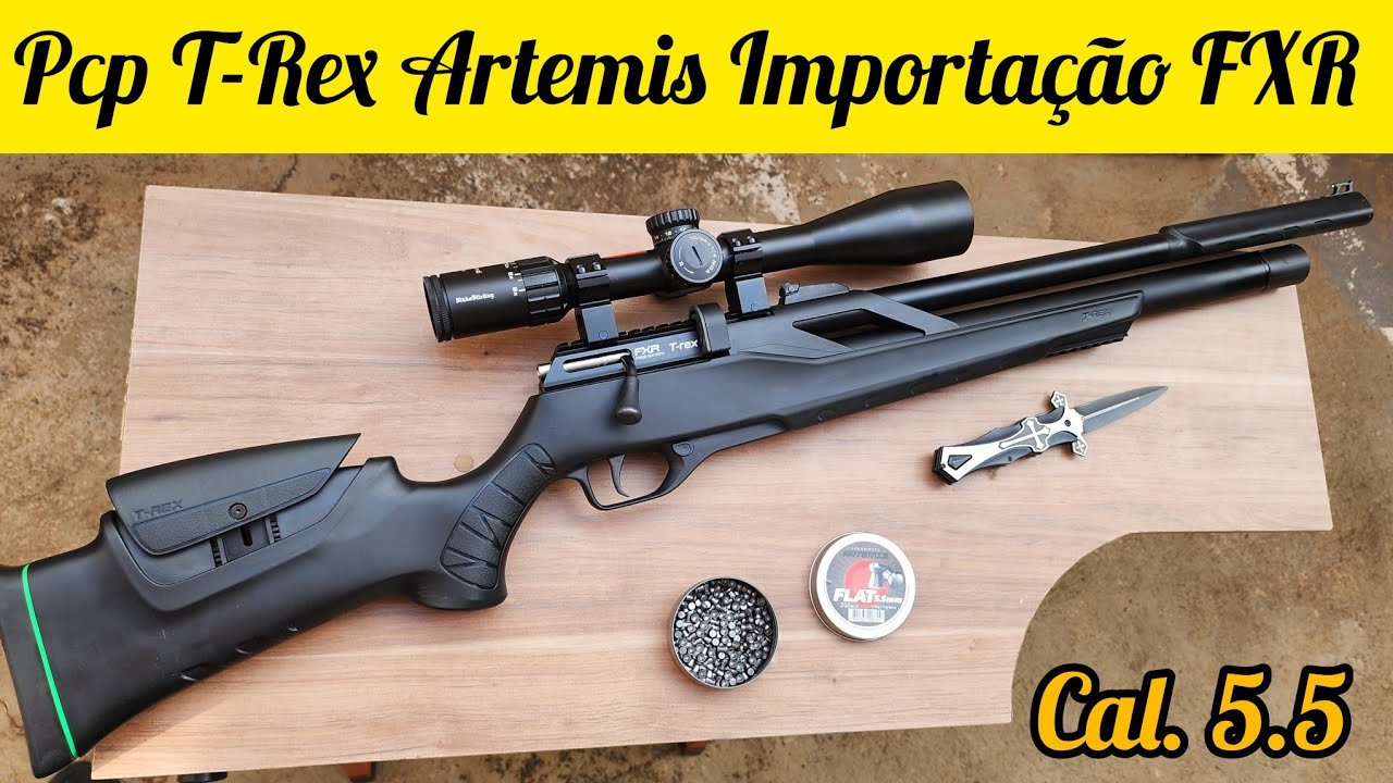 PCP T-REX ARTEMIS 5.5mm - POTÊNCIA, PRECISÃO E CUSTO BENEFICIO ESTA É A PROPOSTA DA FXR COM  T-REX