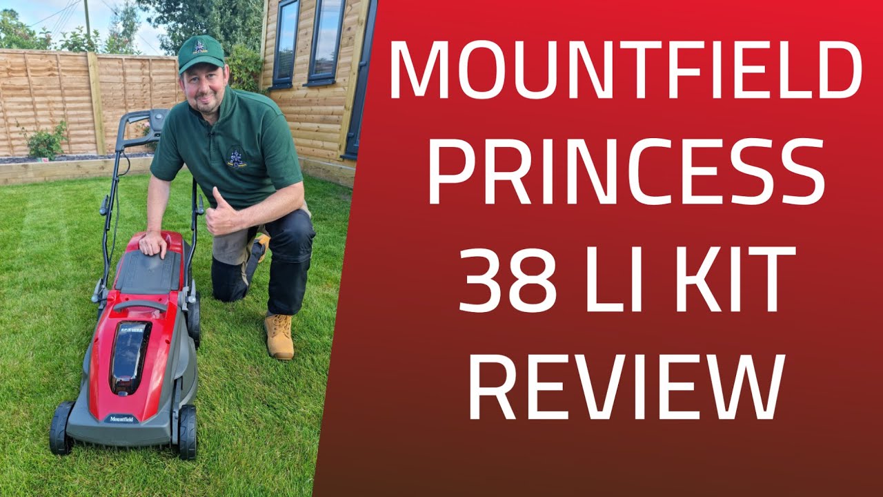 Mountfield Princess 38 Li kit cordless battery Li-ion lawnmower review