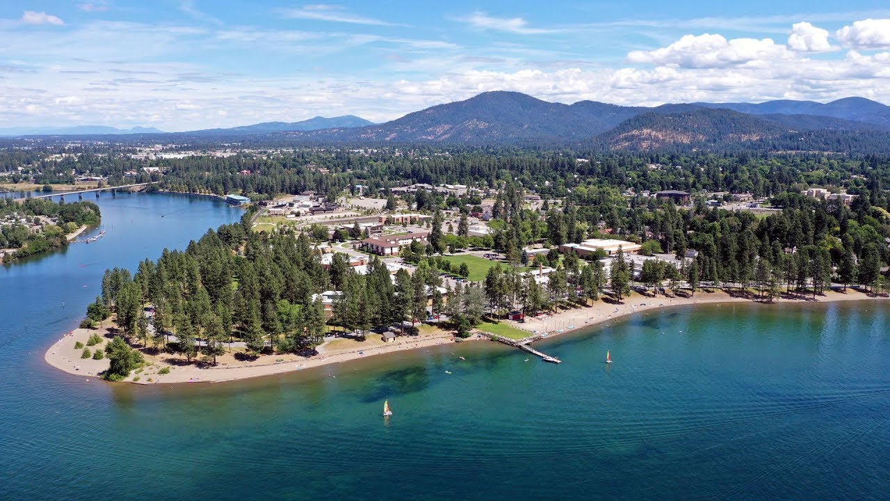 North Idaho College Campus Aerial