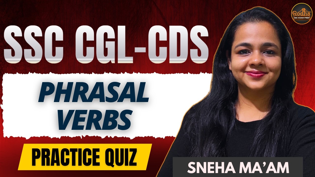 Phrasal Verbs Practice Quiz | English Grammar | Most Important Questions | Sneha Ma’am
