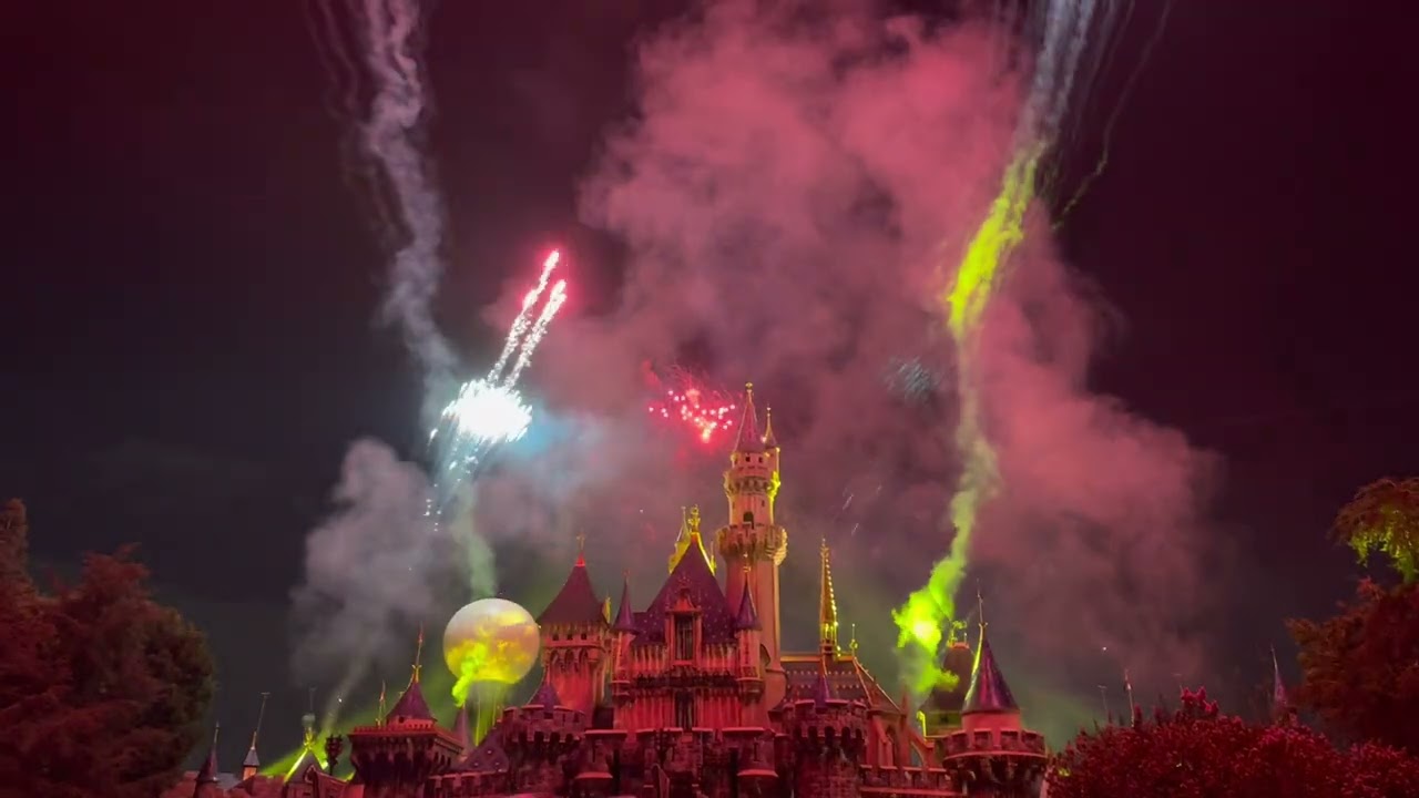 Disneyland 2022 Halloween Screams with Fireworks Opening Night