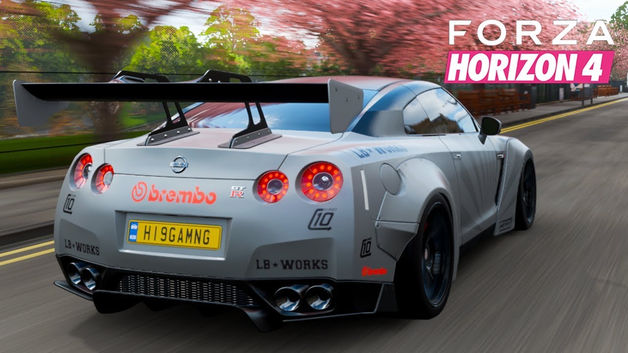 Forza Horizon 4 | Nissan GT-R LIBERTY WALK Gameplay | Realistic Driving