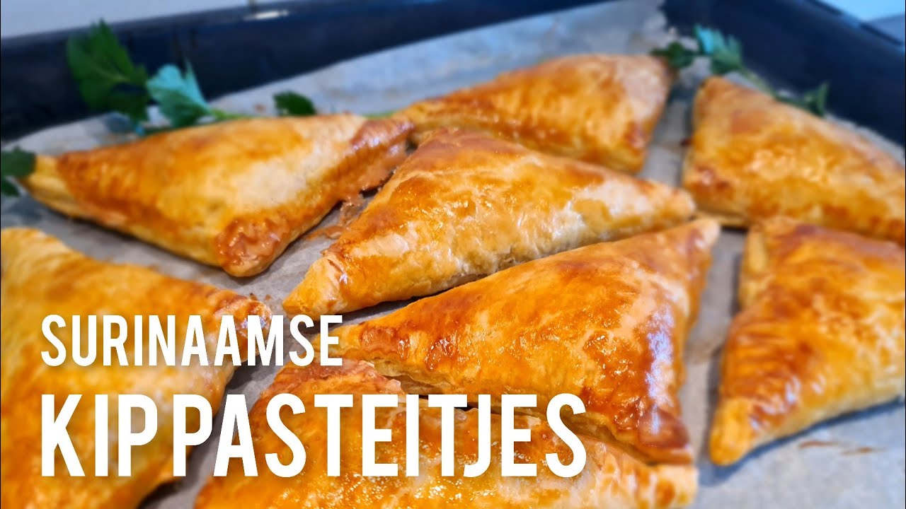 🇸🇷 Surinaamse Kippastei recept| Surinaamse Chicken pie recipe|