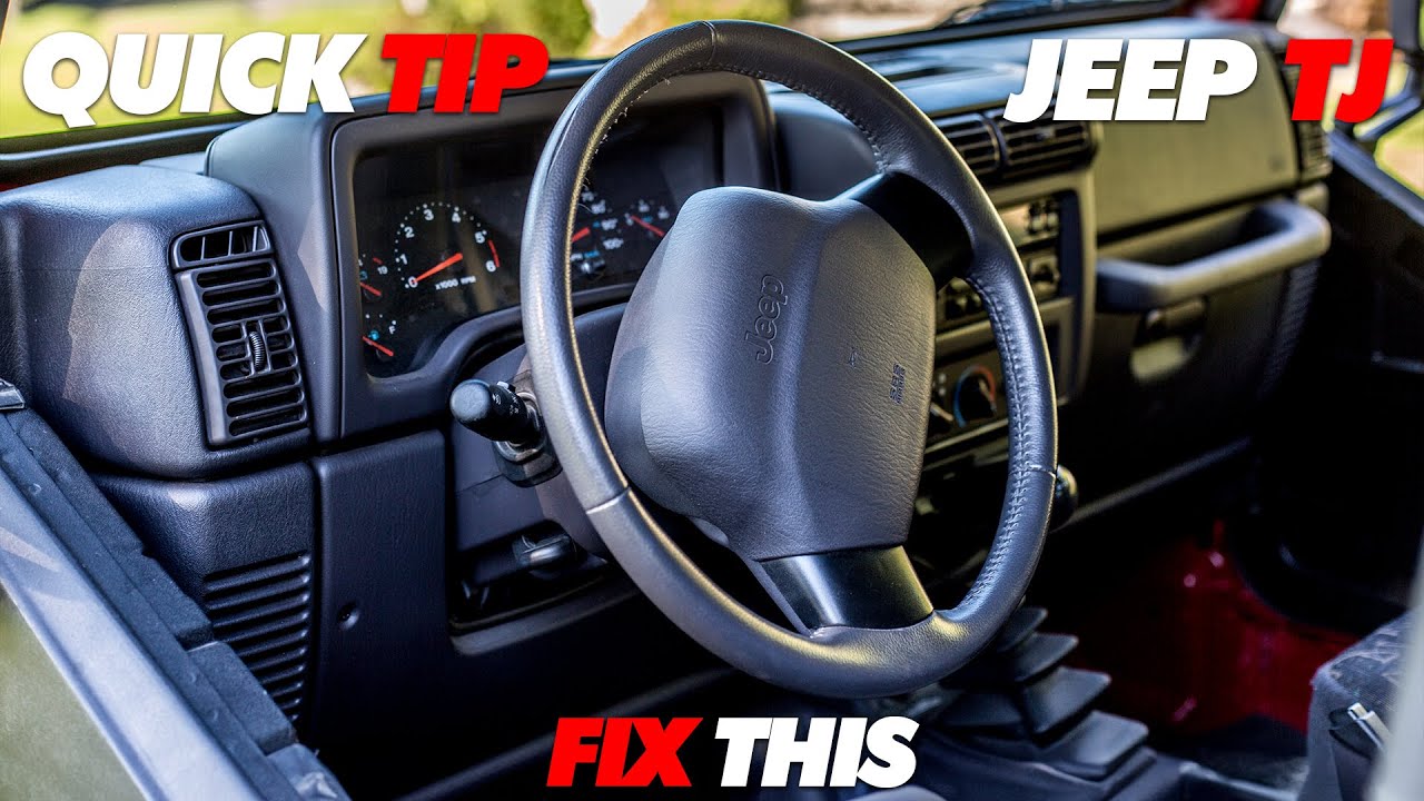 Fix Crooked Steering Wheel | Quick Tip Jeep TJ