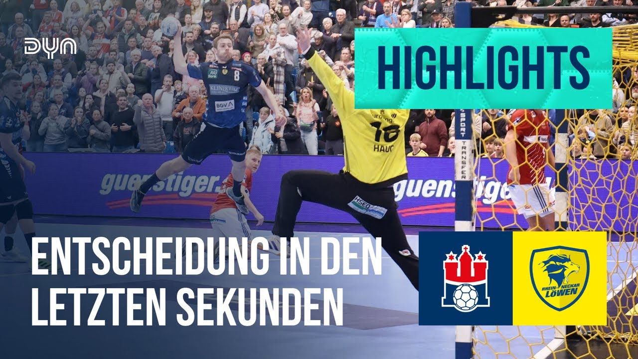 Highlights: HSV Hamburg - Rhein-Neckar Löwen (Saison 2024/25) | DAIKIN Handball-Bundesliga