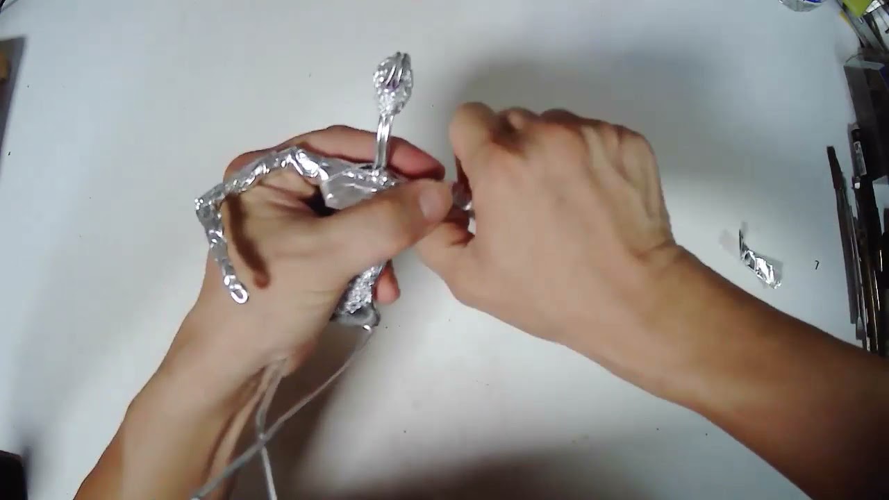 5 - Bulking up armature with foil