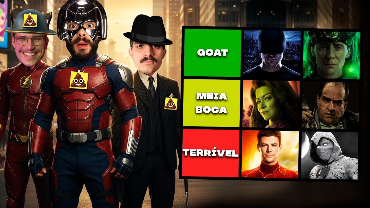 Os MELHORES PROTAGONISTAS de S&Eacute;RIES de HER&Oacute;I | Tier Rafa #65