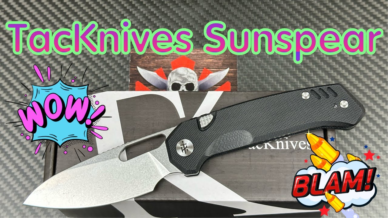 Нож TacKnives Sunspear с фиксатором лезвия!