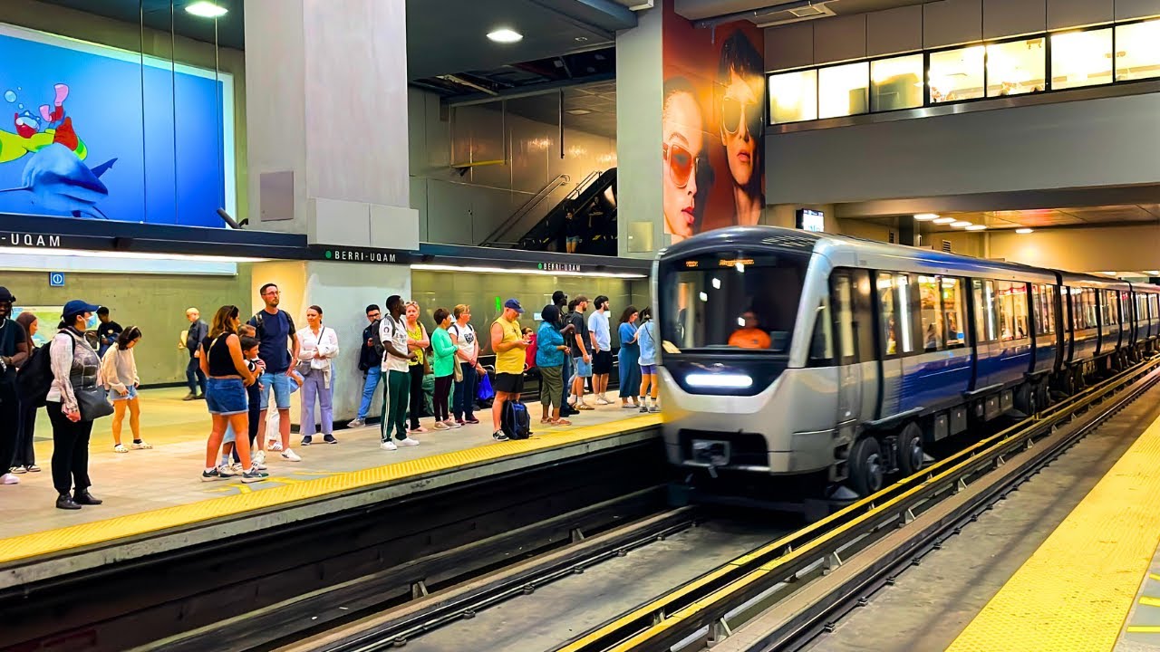 [Montreal metro] Ride from Sauvé to Radisson including outside views 🟠🟢