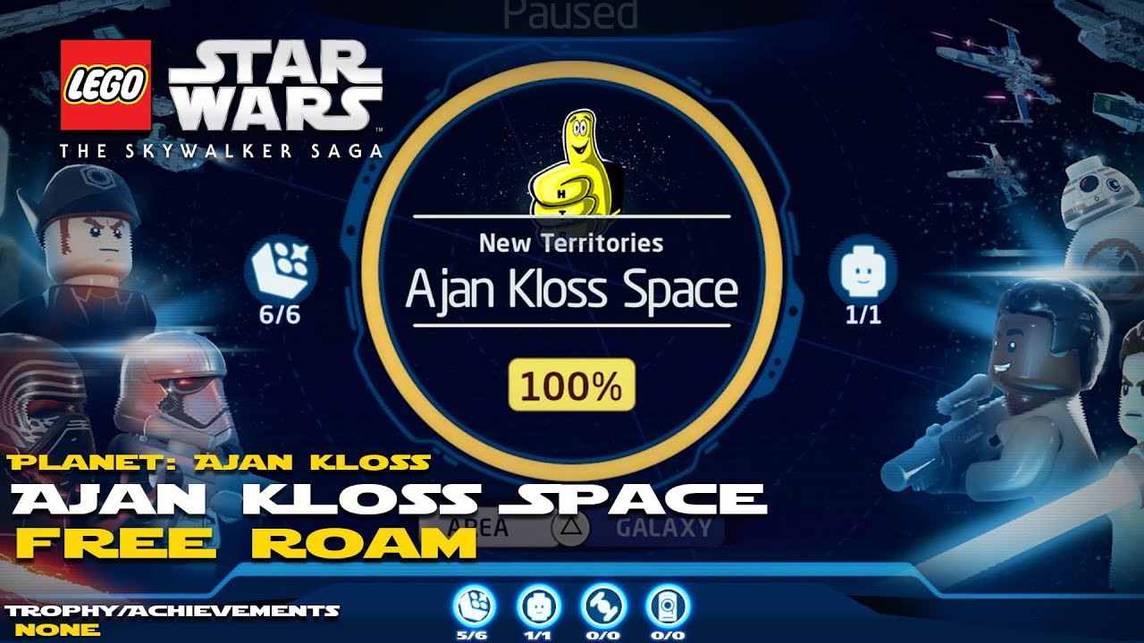 Lego Star Wars The Skywalker Saga: Ajan Kloss / Ajan Kloss Space FREE ROAM - HTG