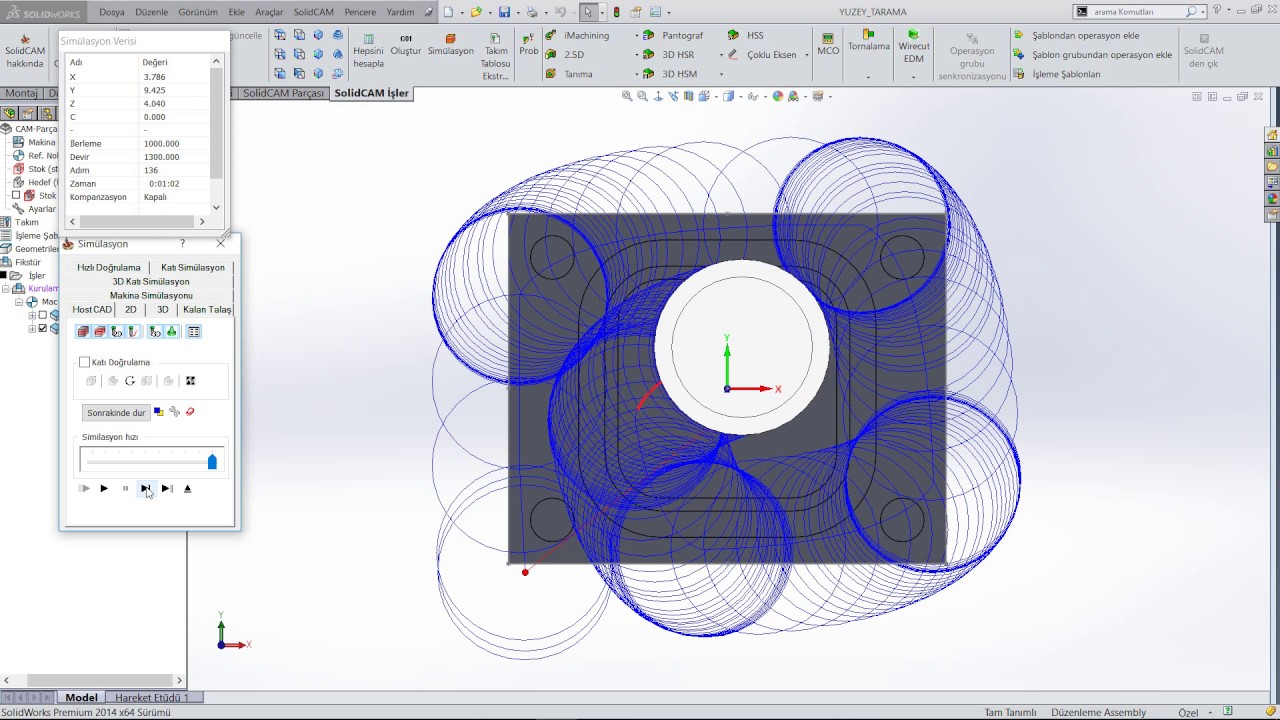 Solidcam 2017 Yüzey Tarama 2