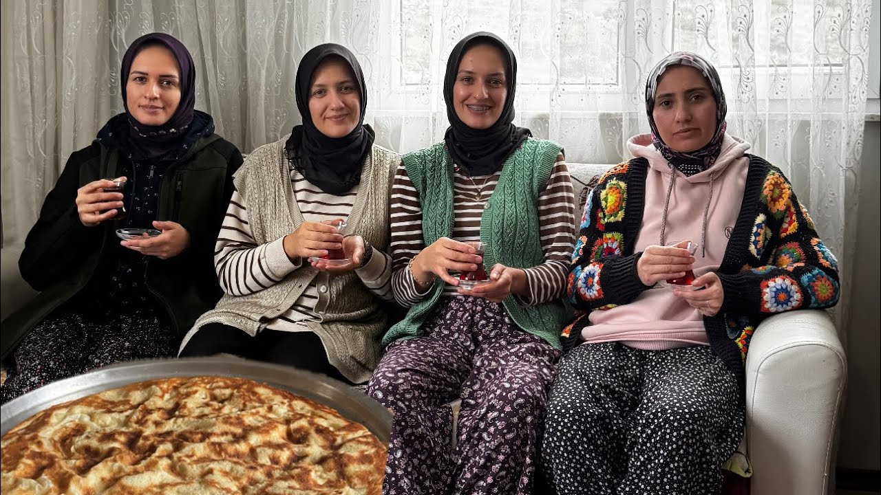 YAYLADA BÖREKK..KARDEŞLER GELDİ..