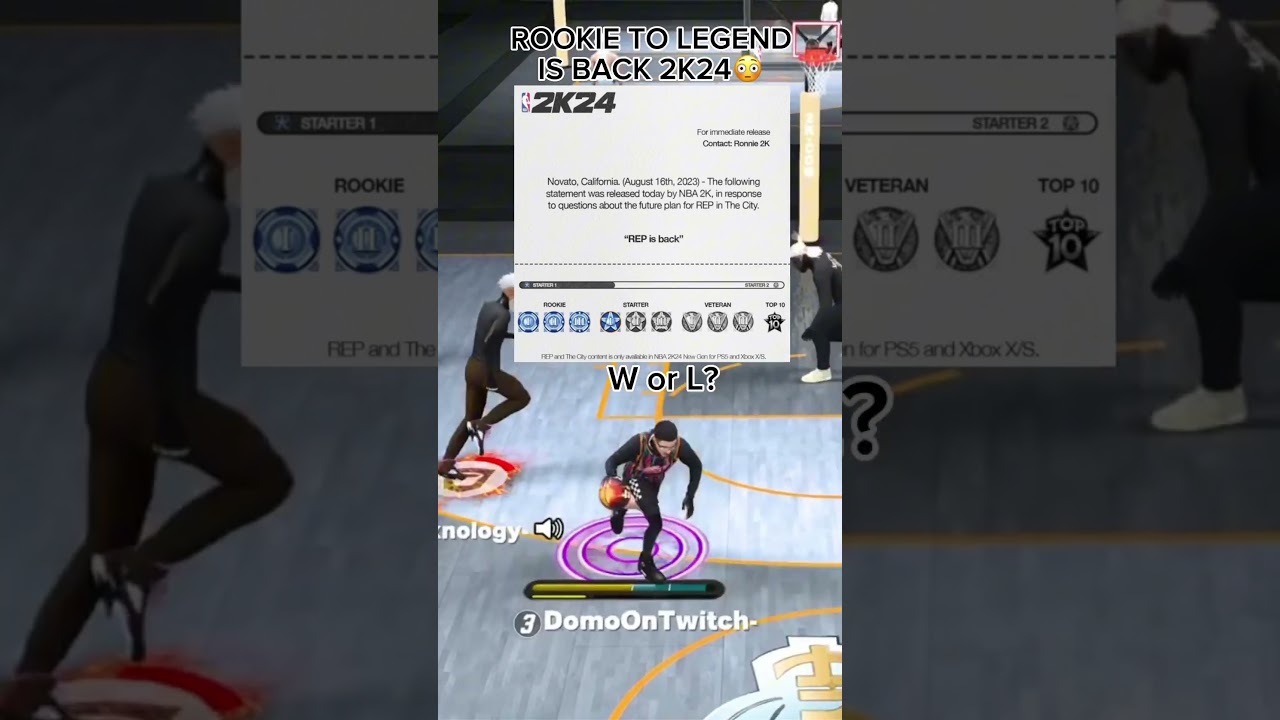 NEW REP SYSTEM NBA 2K24😳 #2k24