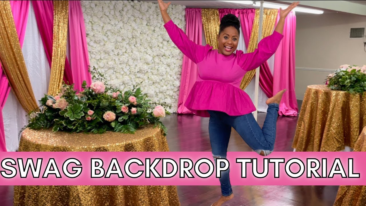 DIY BACKDROP IDEAS| HOW TO DESIGN BACKDROPS| LIVING LUXURIOUSLY FOR LESS