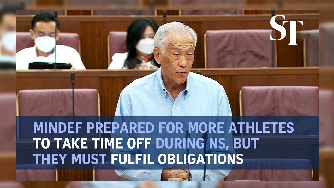 Mindef prepared for more athletes to take time off during NS, but they must fulfil obligations