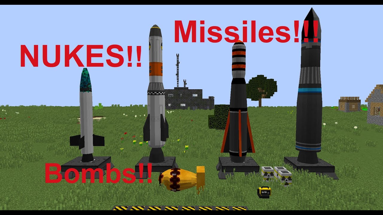 Minecraft but with NUCLEAR MISSILES!!!