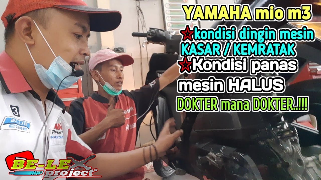 SUARA MESIN KASAR PADA SUHU MESIN DINGIN DAN PADA SUHU MESIN PANAS SUARA MESIN HALUS yamaha mio m3
