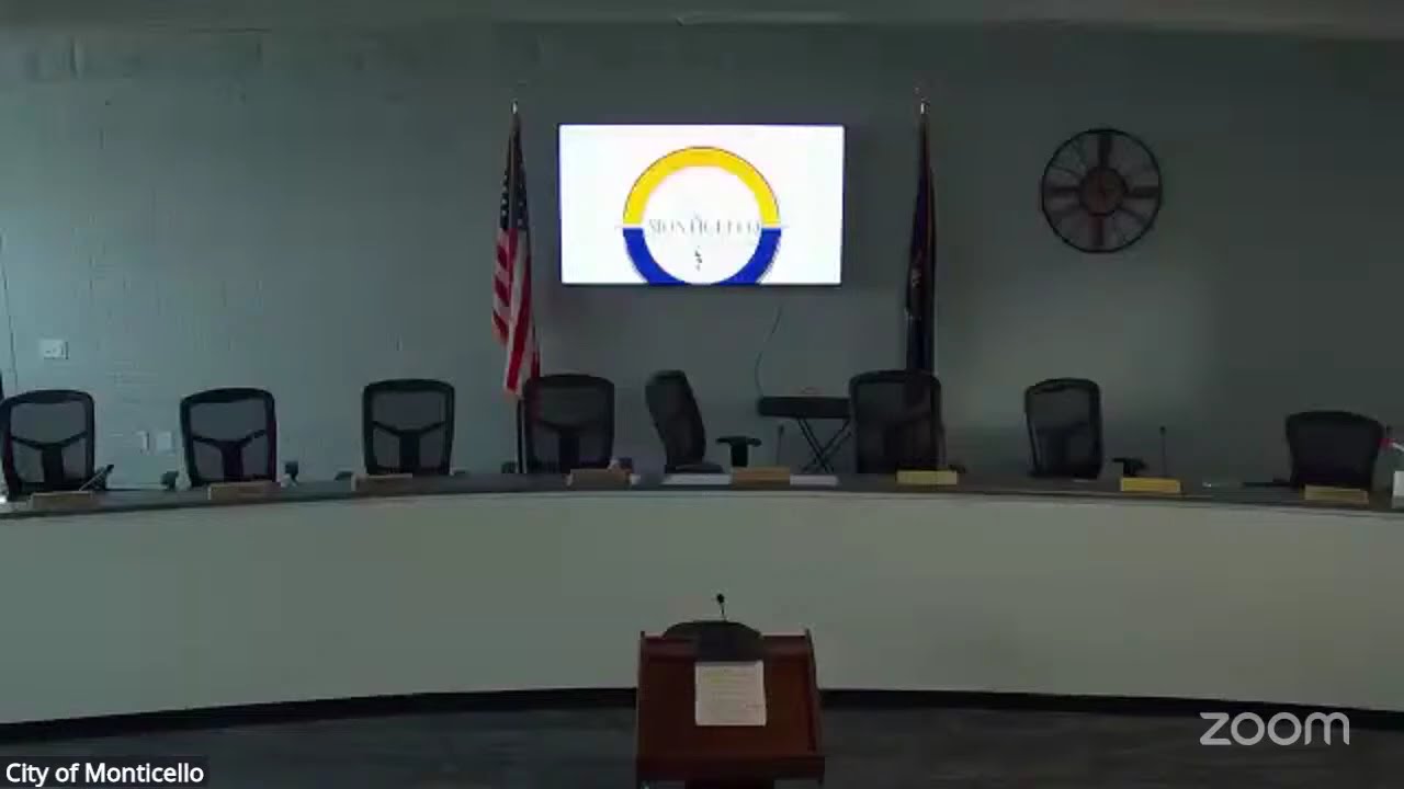 City of Monticello Special Board of Works & City Council Meeting