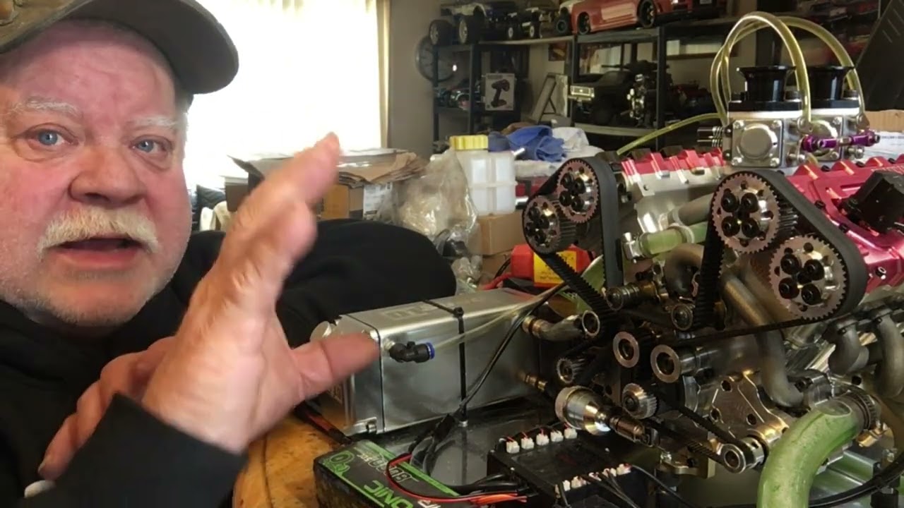Запуск двигателя RUIFEIYA 40 valve V10