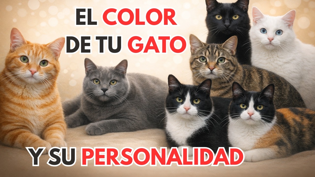 👉 Lo que el color de tu gato dice sobre su personalidad 🐱