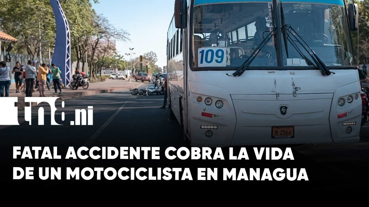 Fatal accidente cobra la vida de un motociclista sobre la Avenida Bol&iacute;var, Managua