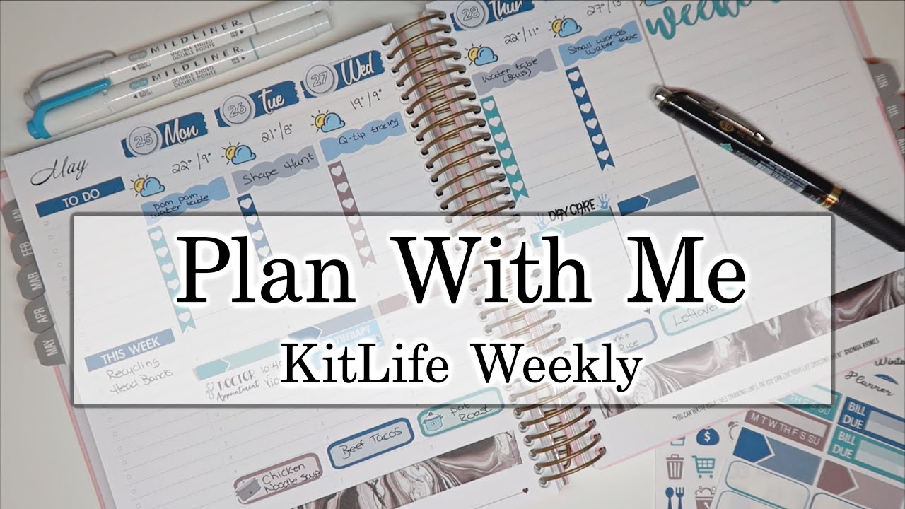 Mom Routine | Plan With Me | Using the KitLife Weekly Planner! | Talia Lillian
