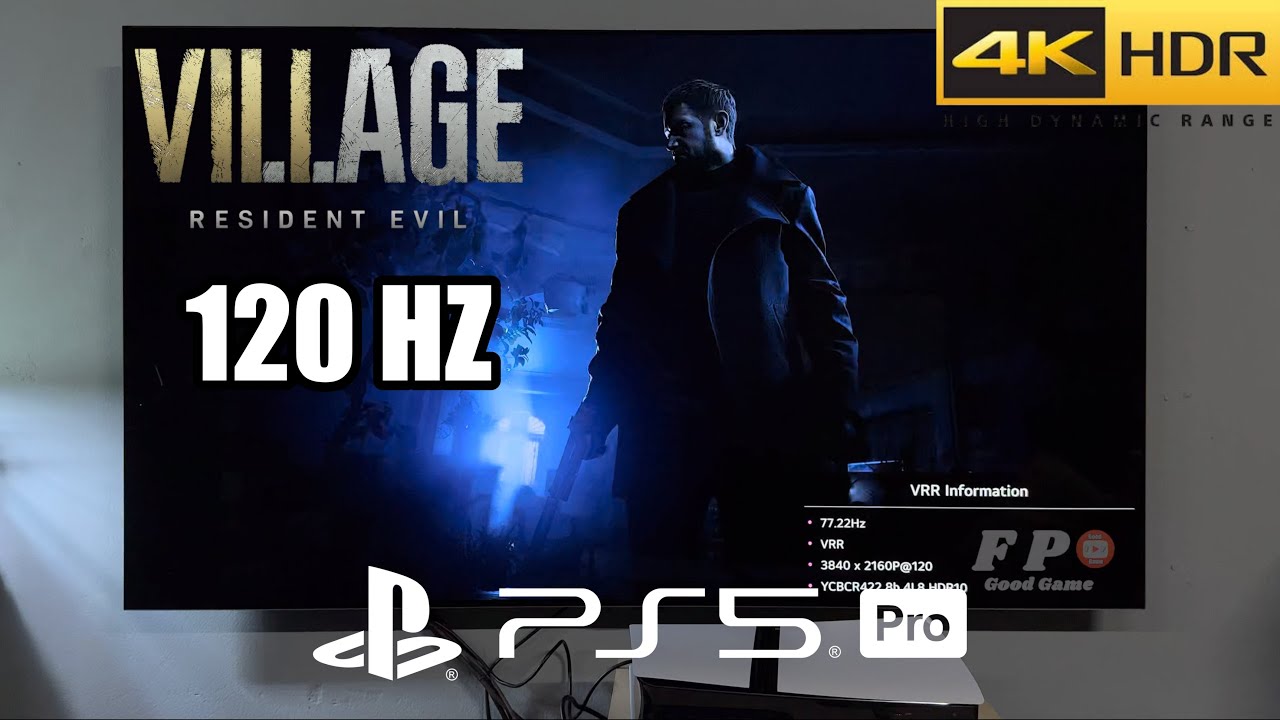 Resident Evil Village PS5 Pro Gameplay With LG Oled TV 4K (Ray Tracing 120HZ)