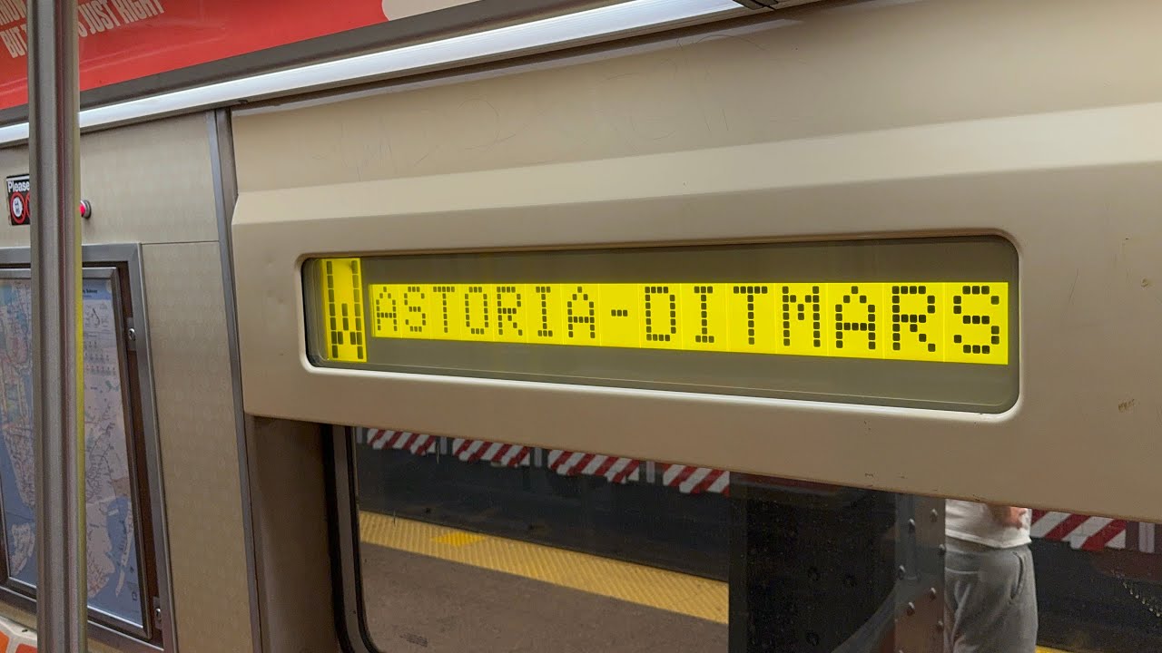 BMT Broadway Local: R46 (W) Train [Whitehall St-South Ferry to Astoria-Ditmars Blvd #2]