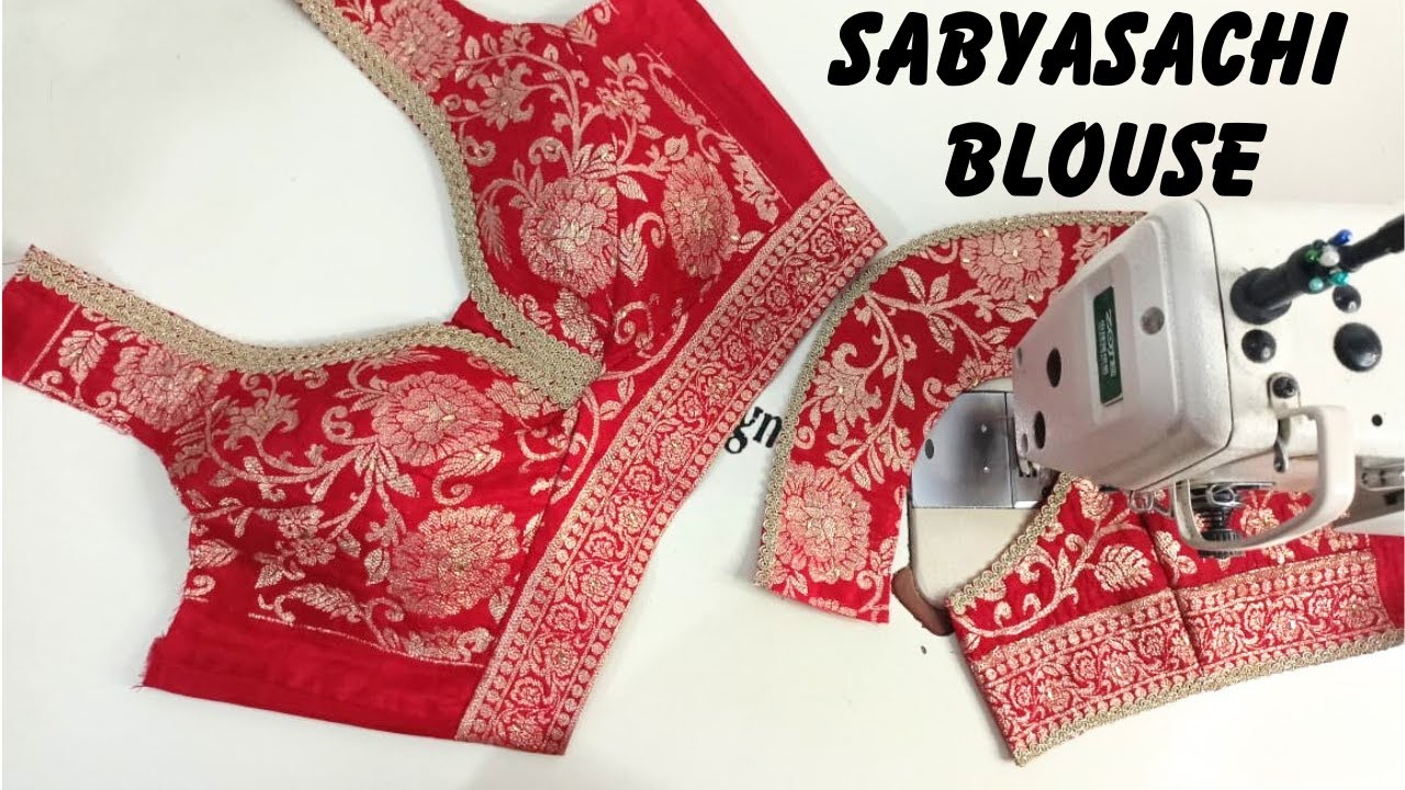 Sabyasachi blouse design cutting and stitching | Sabyasachi blouse cutting |Sabyasachi blouse design