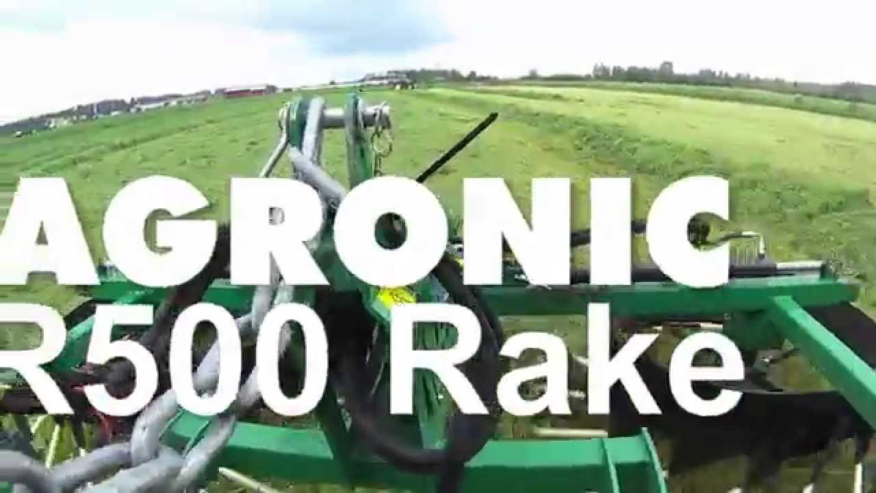 Agronic WR 500 etukarhotin p&ouml;yhityn hein&auml;n karhotuksessa.