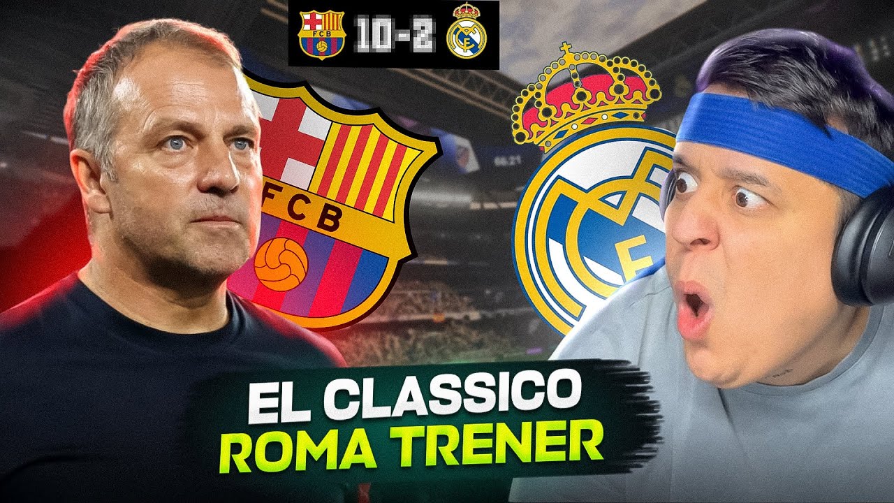 🔴REAL MADRID - BARCELONA🔴EL-CLASICO JONLI EFIRDA! ROMA TRENER 6-QISM #Romaaka