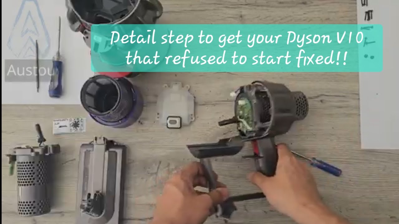 Dyson V10 Not Working !? Step by Step Motor Replacement!!