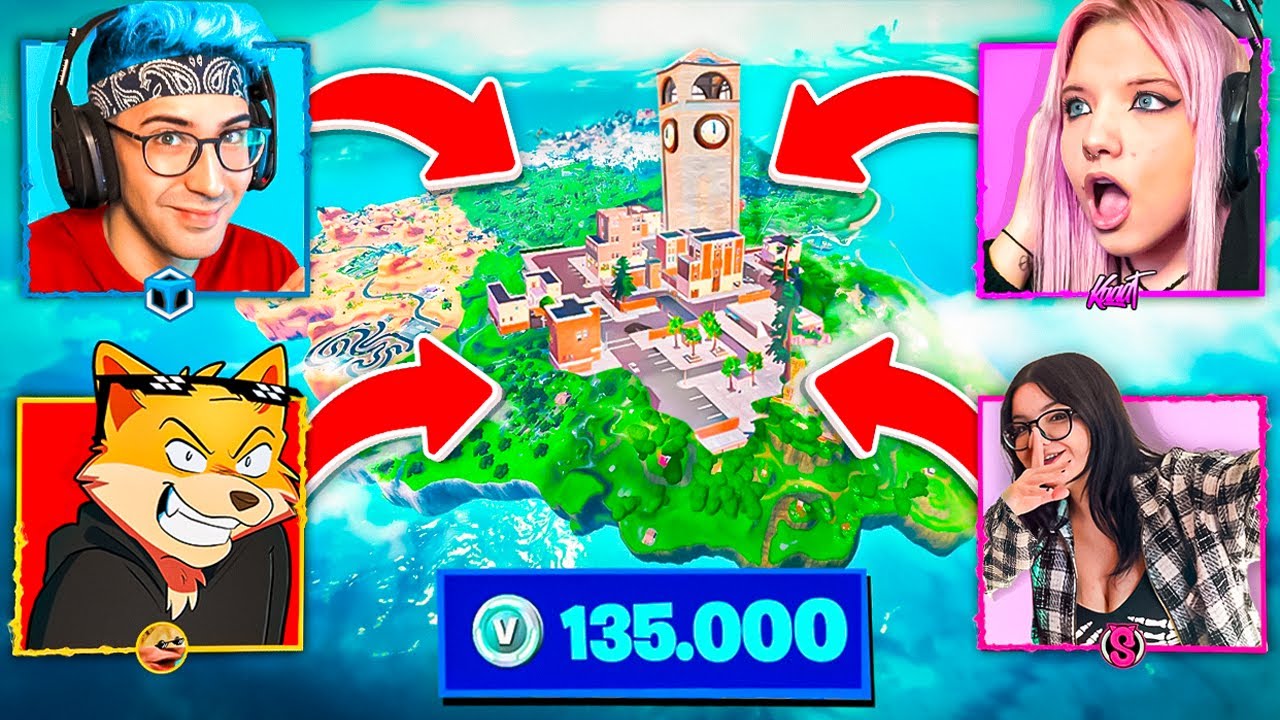 REGALO 1000€ a chi mi BATTE nel TUTTI VS TUTTI a PINNACOLI PENDENTI su FORTNITE