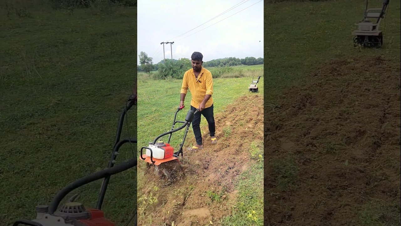 अब तक का सबसे बेहतर 3 hp 2 strok power weeder #power_tiler_engine #youtube_shorts