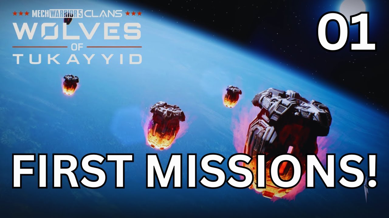 Mechwarrior 5: Clans, Wolves of Tukayyid dlc (Expert) - Ready for Drop! ep.01