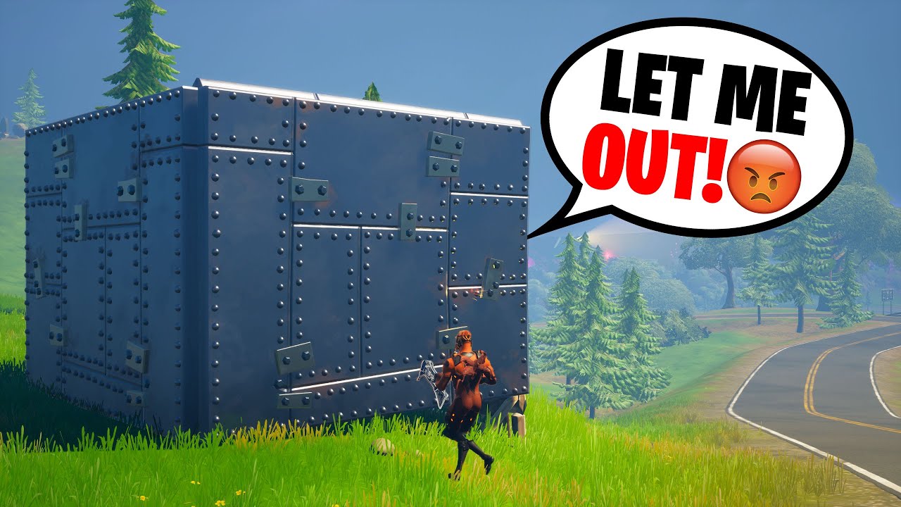 Fortnite, But I Trap Players in Armoured Boxes... 😭