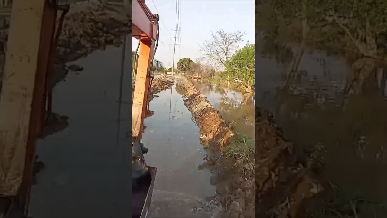 After the small canal was broken, it was dammed again #canalsiete