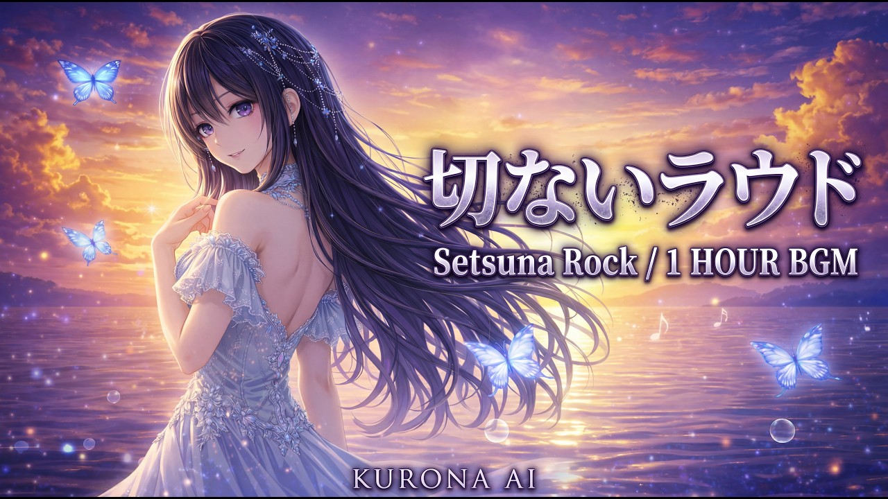 【作業用BGM】KURONA AI 人気曲総集編 ②｜切ないラウド・エレクトロロック｜1時間MV