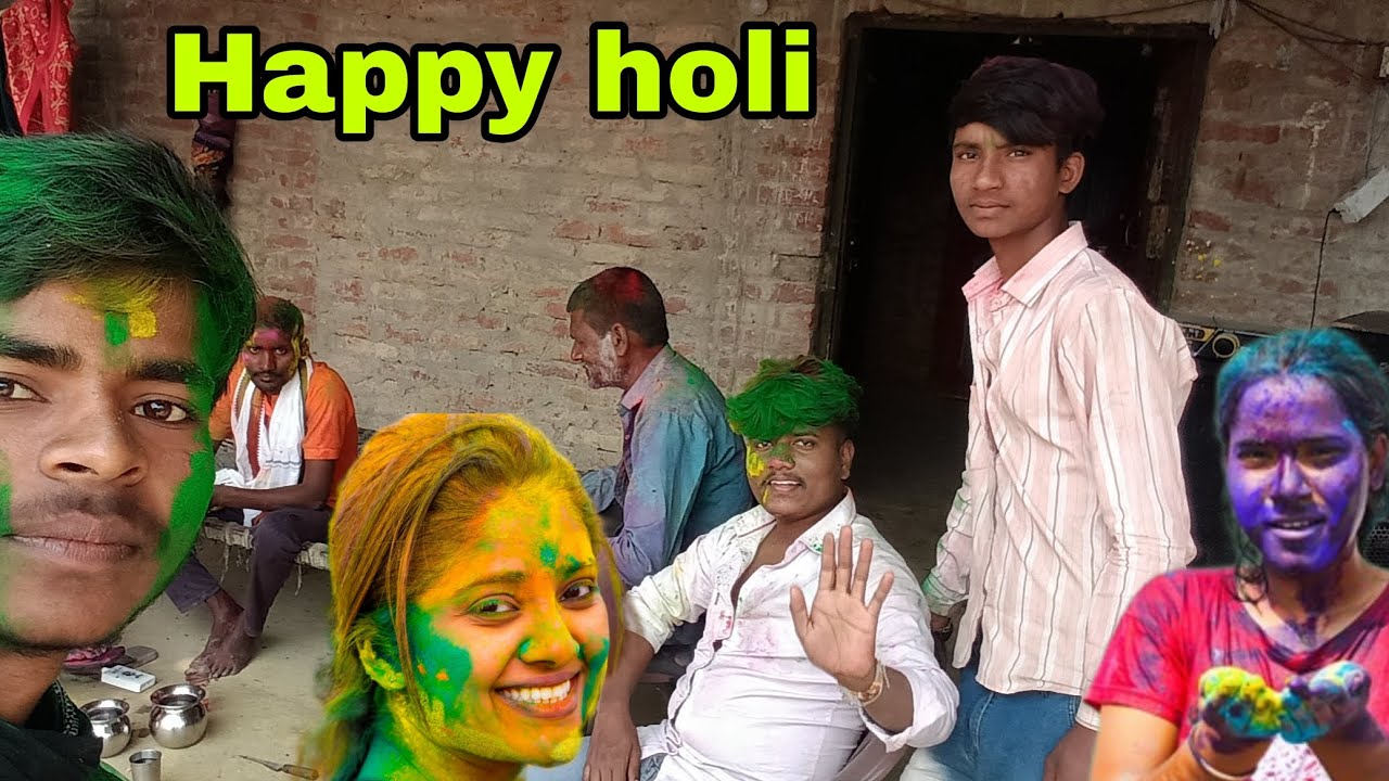 Happy holi guys My youtube family my #new#vedio