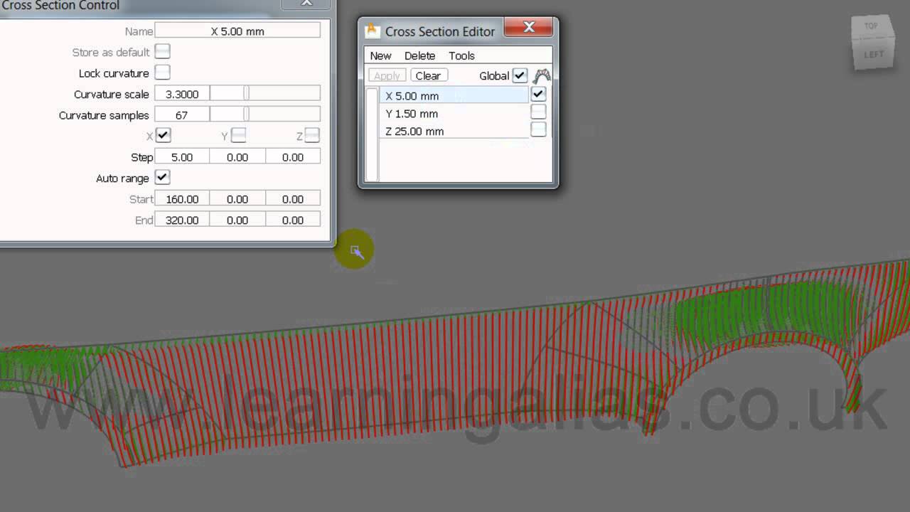 Cross Section Editor 1