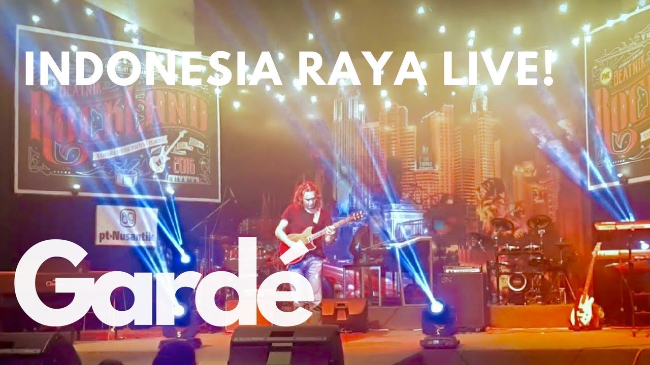INDONESIA RAYA GUITAR (LIVE) - HEMAN GARDE