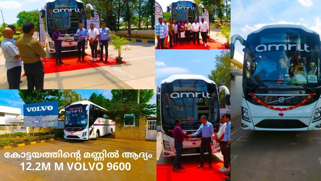 Kerala First Volvo 9600 12.2 M bus in 2025  Delivered to Amrit Travels| വീണ്ടും വോൾവോ ബസ് ഡെലിവറി |