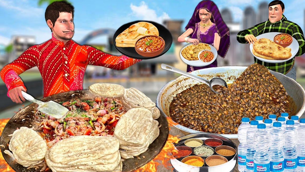 Zero Fat Chole Kulcha Street Food Bedtime Moral Story Hindi Kahani Hindi Stories Funny Comedy Video