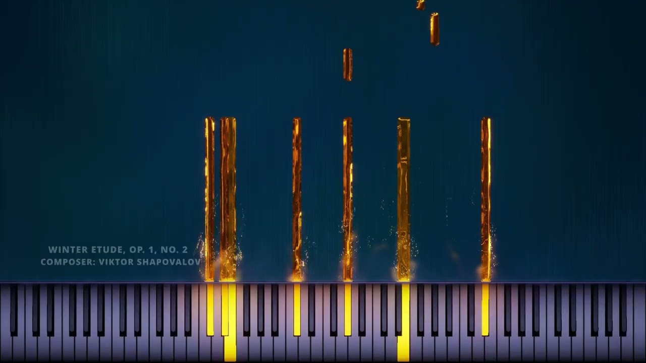 Beautiful piano classical music - Winter Etude / Зимний этюд, Op. 1, No. 2 #music #piano #beautiful
