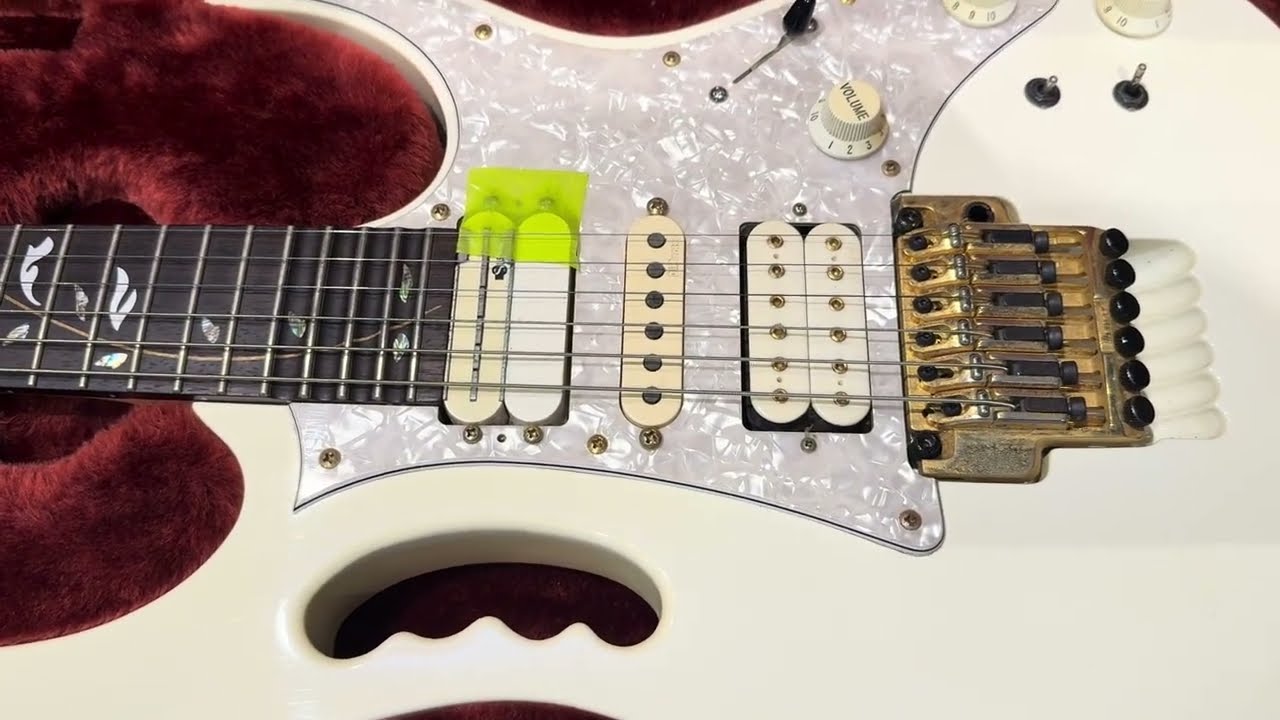 Ibanez Jem 7vwh with fernandes sustainer