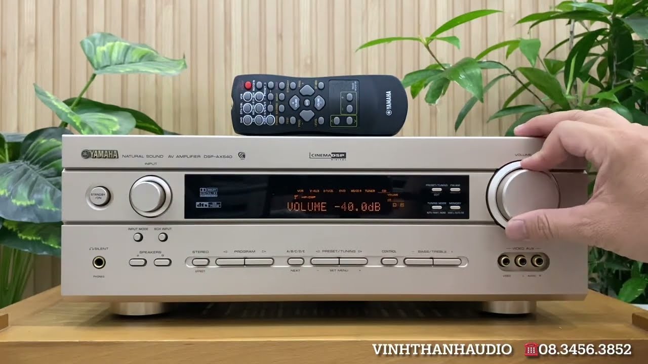 Đã bán-Yamaha DSP-AX540 cổng quang chơi nhạc youtube,nhạc vàng hay.LH : 0834563852