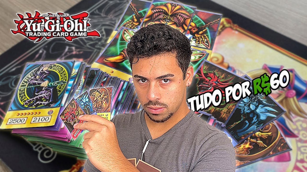 Comprei 100 Cartas de Yu-Gi-Oh! versão ANIME da 4KIDS por R$60!!